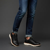 Worthington Wingtip Sneaker in Charcoal