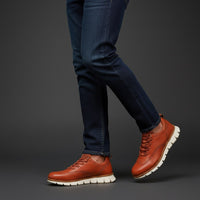 Worthington Wingtip Sneaker in Crimson