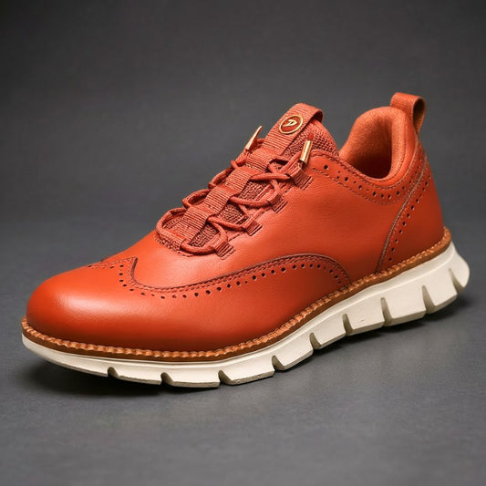Worthington Wingtip Sneaker in Crimson