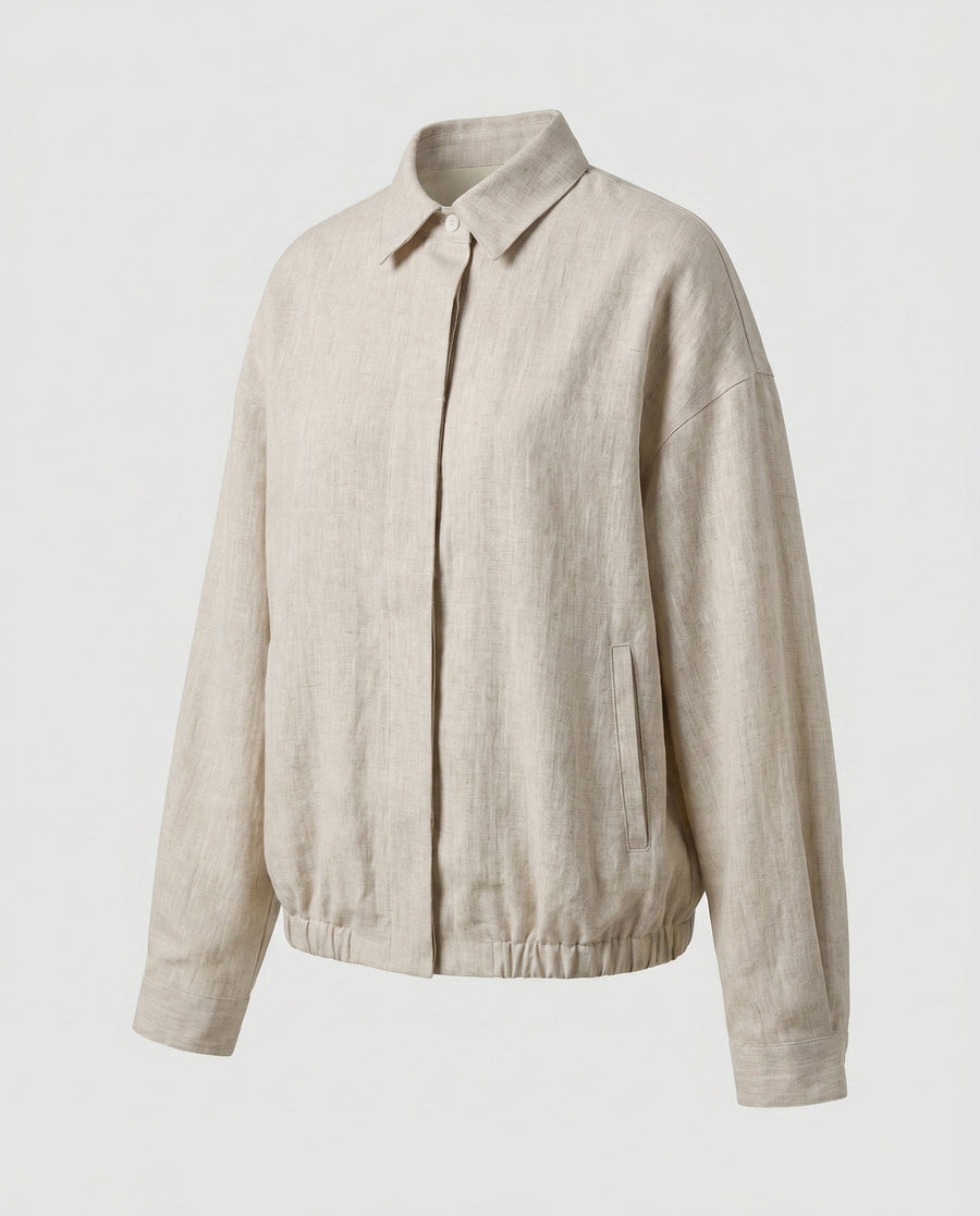 Wren Casual Linen Jacket in Linen