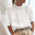 Wren Lightweight Blouse with Stand Collar