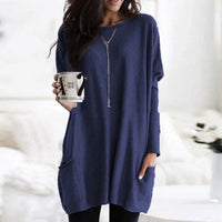 Wren | Women's Oversized Long Sleeve Tunic with Pockets