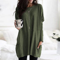 Wren | Women's Oversized Long Sleeve Tunic with Pockets