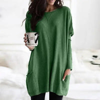 Wren | Women's Oversized Long Sleeve Tunic with Pockets