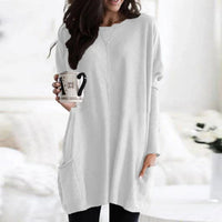 Wren | Women's Oversized Long Sleeve Tunic with Pockets