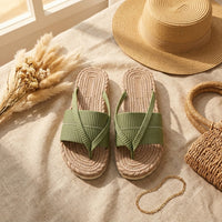 Wrenley Women's Cross Strap Espadrille Slide Sandals
