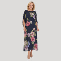 Wrenova Women's Floral Maxi Sundress in Blue