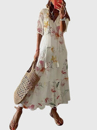 Wyndelle | Women's Boho Print Midi Summer Dress