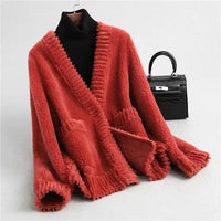 Wynne Alpaca Wool Cardigan in Pearl