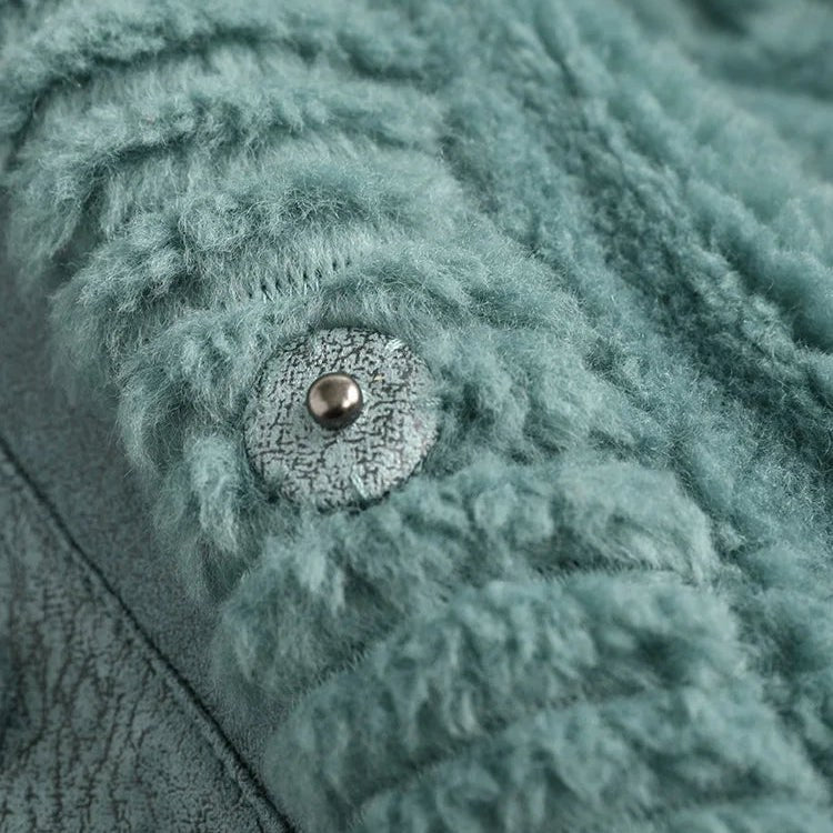 Wynne Alpaca Wool Cardigan in Sea Green