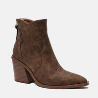 Wynne Western Bootie in Espresso Brown