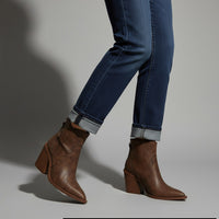 Wynne Western Bootie in Indigo Blue
