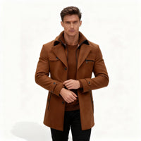 Xander Coat in Brown
