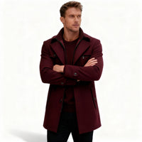 Xander Coat in Red