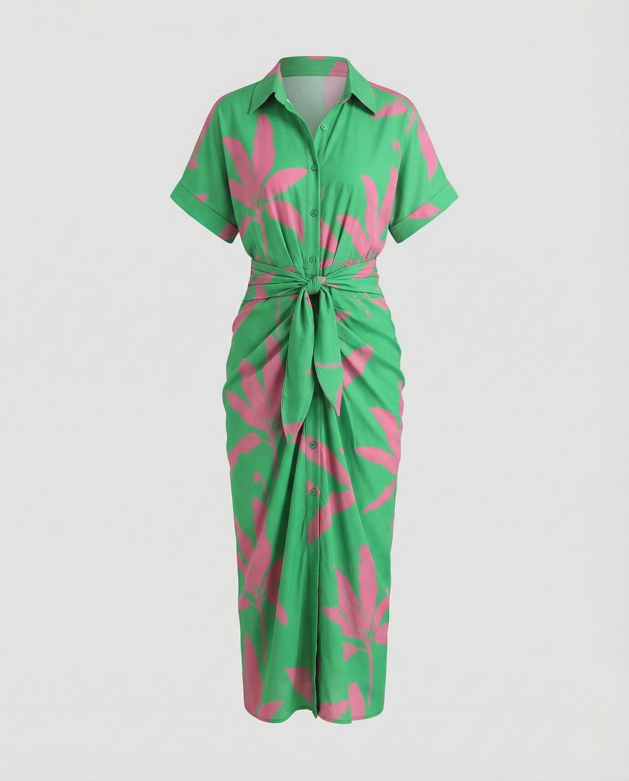 Xenia Dress in Green