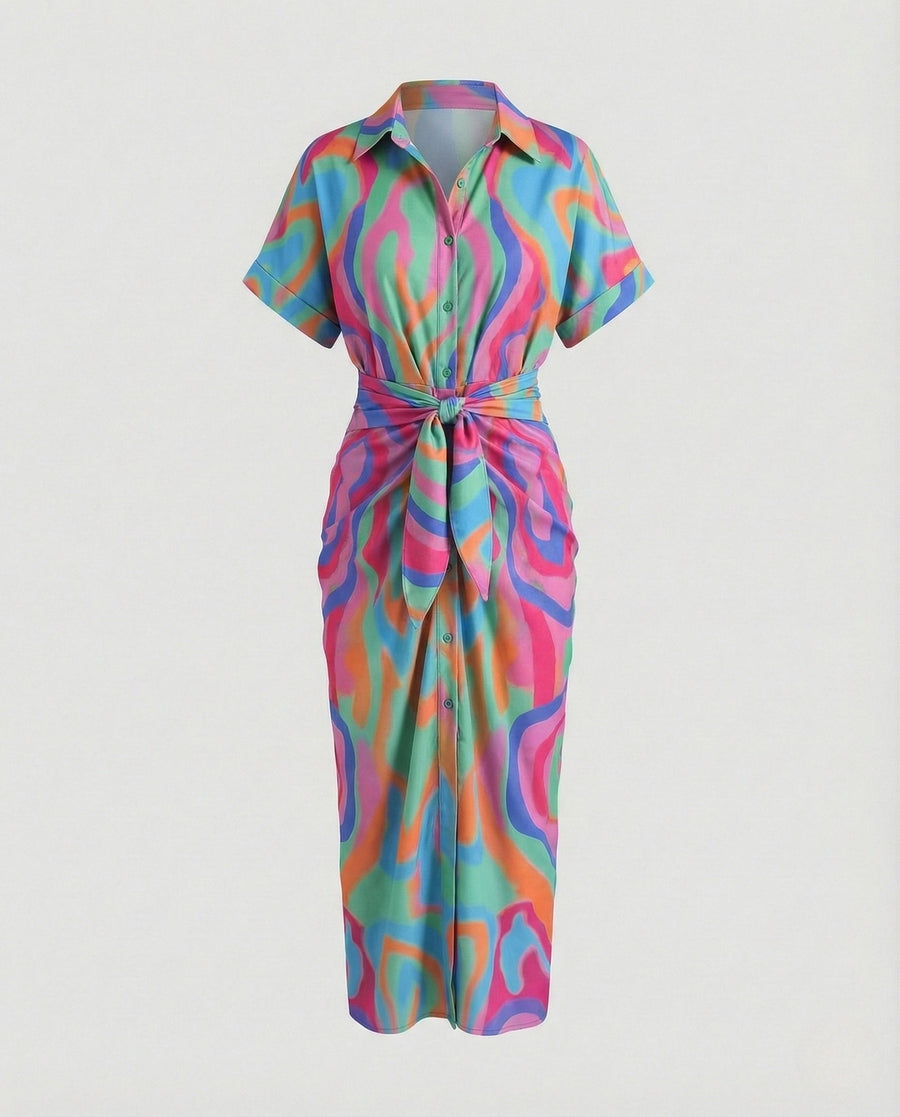 Xenia Dress in Pink