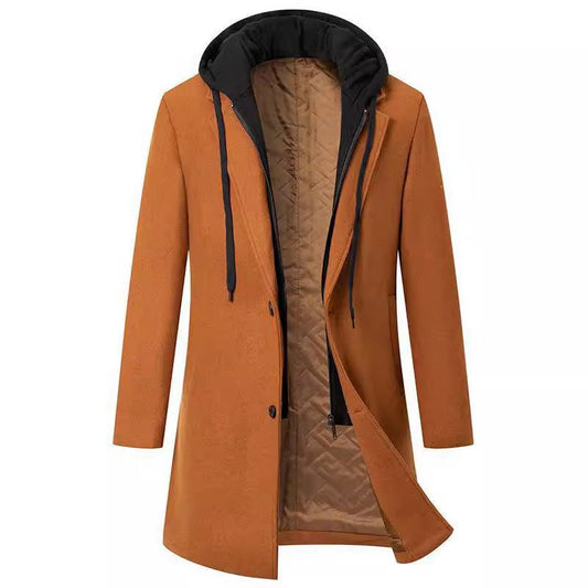 Xenia Elegant Coat with Hood