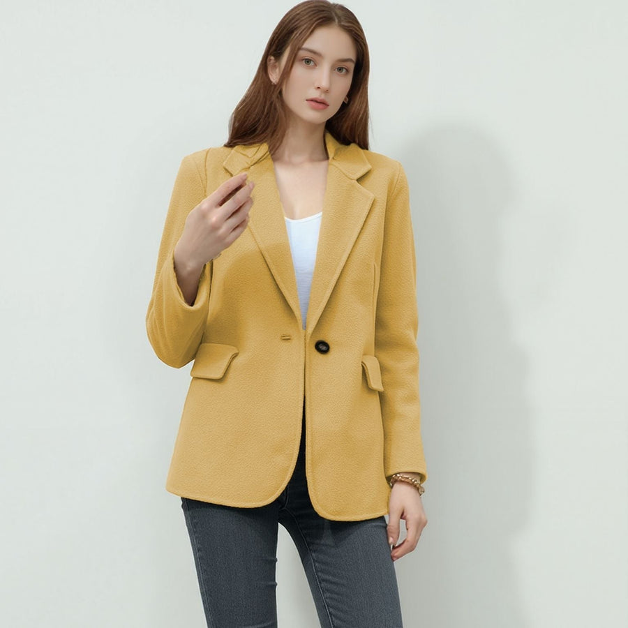 Xenia Elegant Jacket in Yellow
