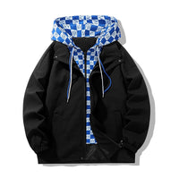 Xenia Lightweight Jacket with Hood in Black