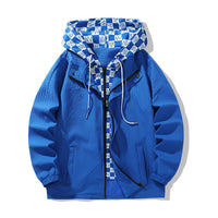 Xenia Lightweight Jacket with Hood in Purple