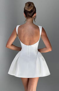 Dahlia Mini Dress – Ivory