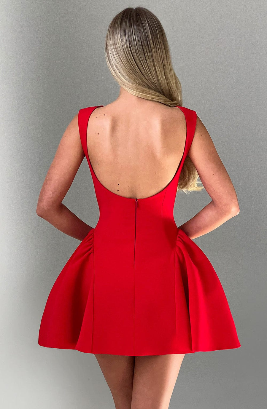 Dahlia Mini Dress – Red