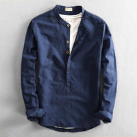 Yannick Elegant Shirt in Navy