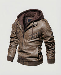 Yannick Jacket with Hood in Khaki