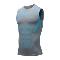 Yannick Top in Grey Blue