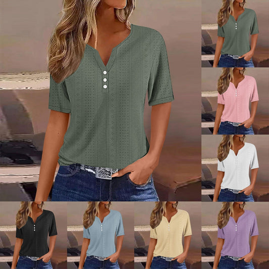 Yara Blouse with Short Sleeve