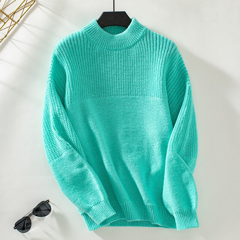 Yara Casual Knit Sweater in Green