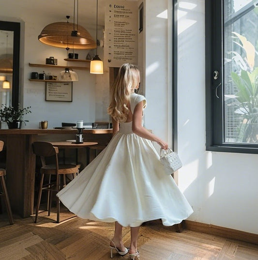 Yara Dress in White