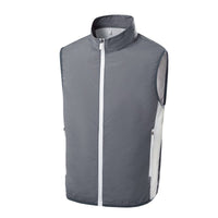 Yara Lightweight Vest with Pockets in Dark Grey