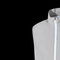 Yara Lightweight Vest with Pockets in Light Grey
