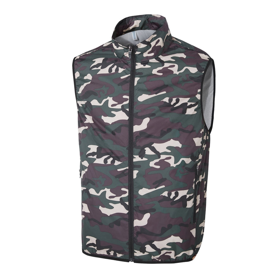Yara Lightweight Vest with Pockets in Print