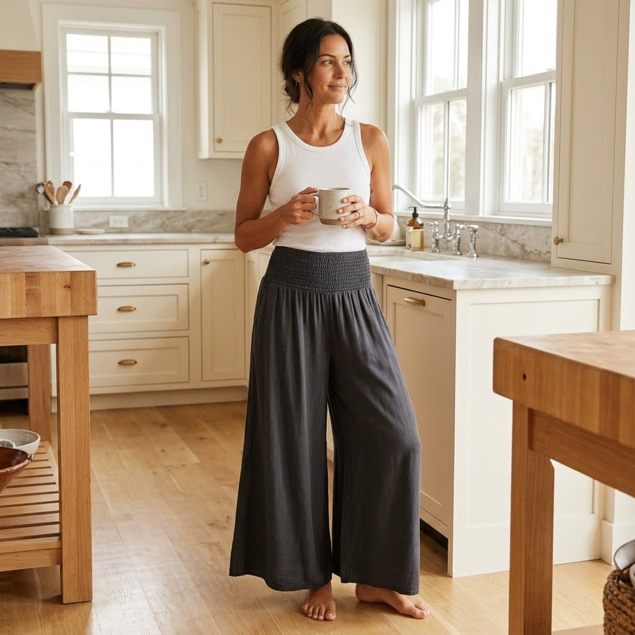 Yarrow Women's Wide Leg Palazzo Pants
