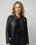 Yasmin Elegant Leather Jacket