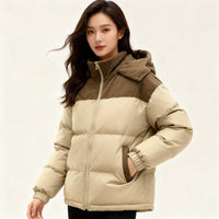 Yasmin Jacket with Hood in Khaki
