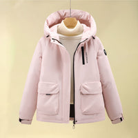 Yasmin Jacket with Pockets and Hood in Fuchsia