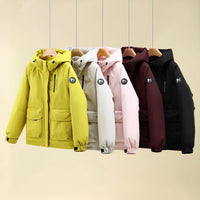 Yasmin Jacket with Pockets and Hood in Wine Red