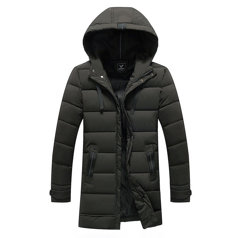 Yasmin Quilted Jacket with Pockets and Hood in Green