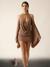 YASMINE MINI DRESS editorial walk