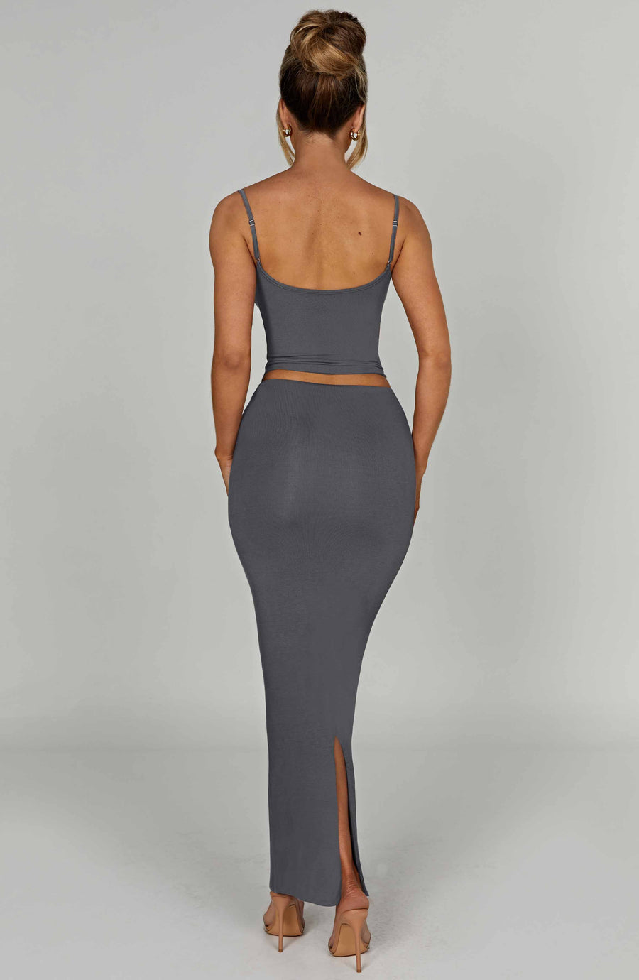 Giulia Maxi Skirt - Charcoal
