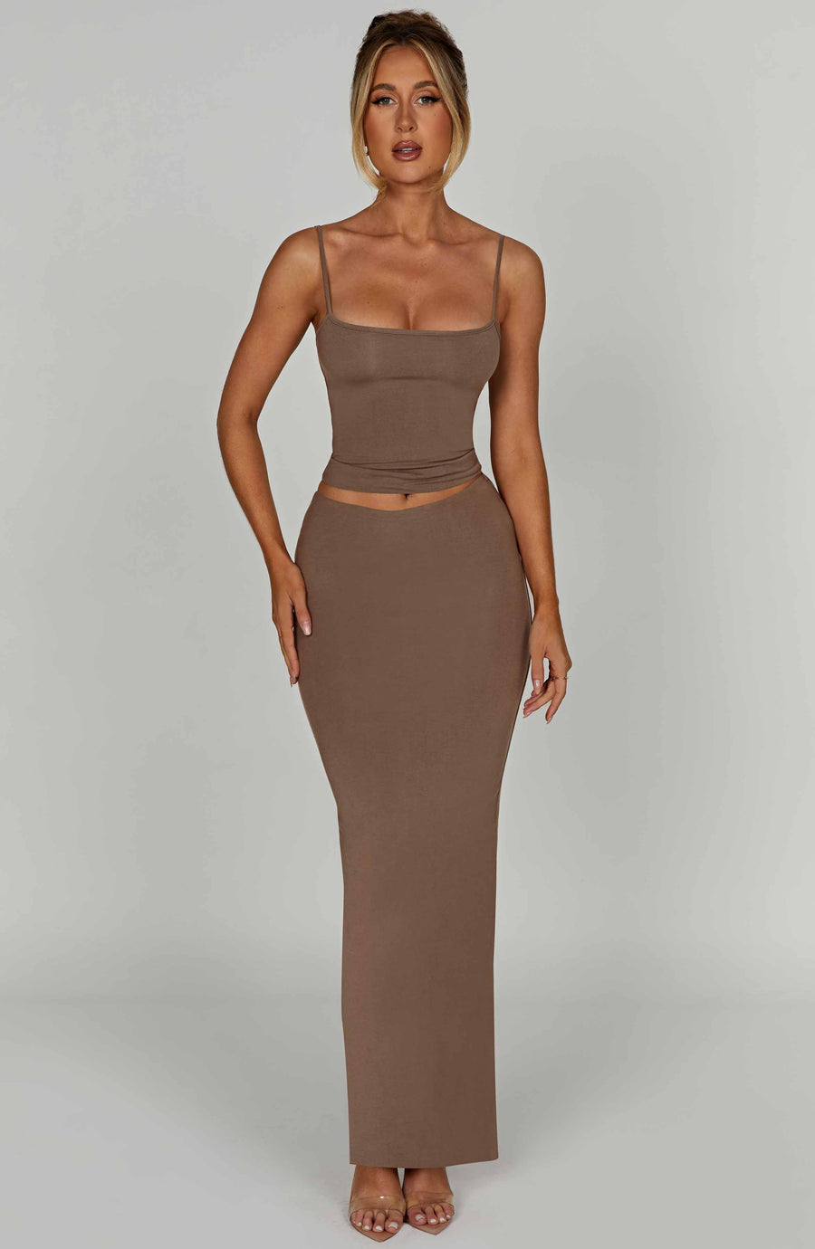 Giulia Maxi Skirt in Mocha