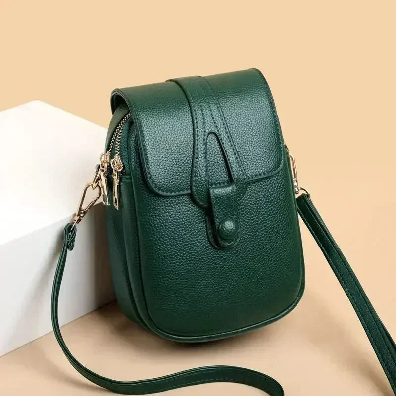 Yenthle™ Retro Leather Bag in Green