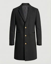 Youri Elegant Trench Coat in Black