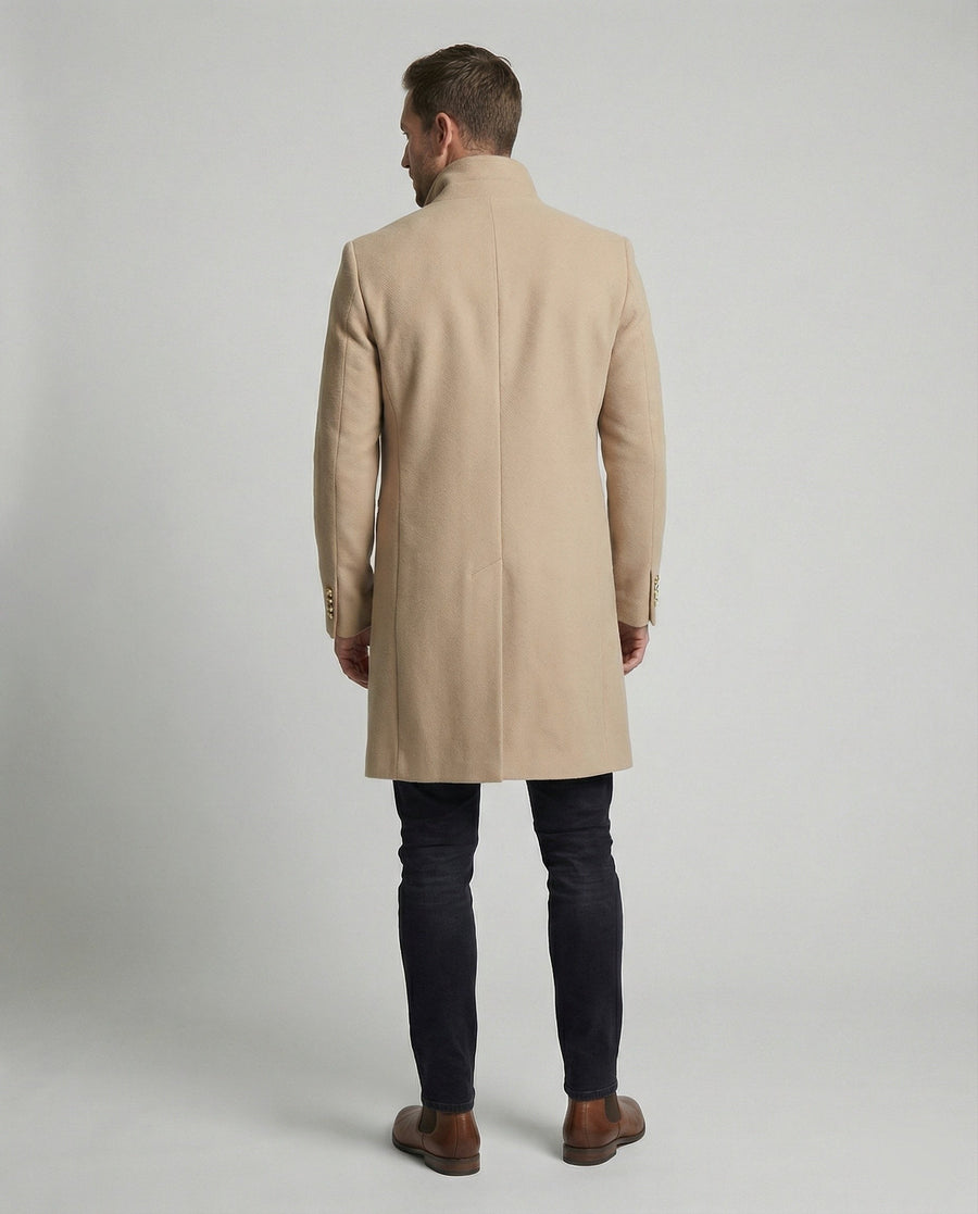 Youri Elegant Trench Coat in Khaki