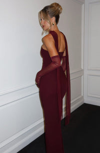 Rhiannon Maxi Dress – Cherry Lacquer