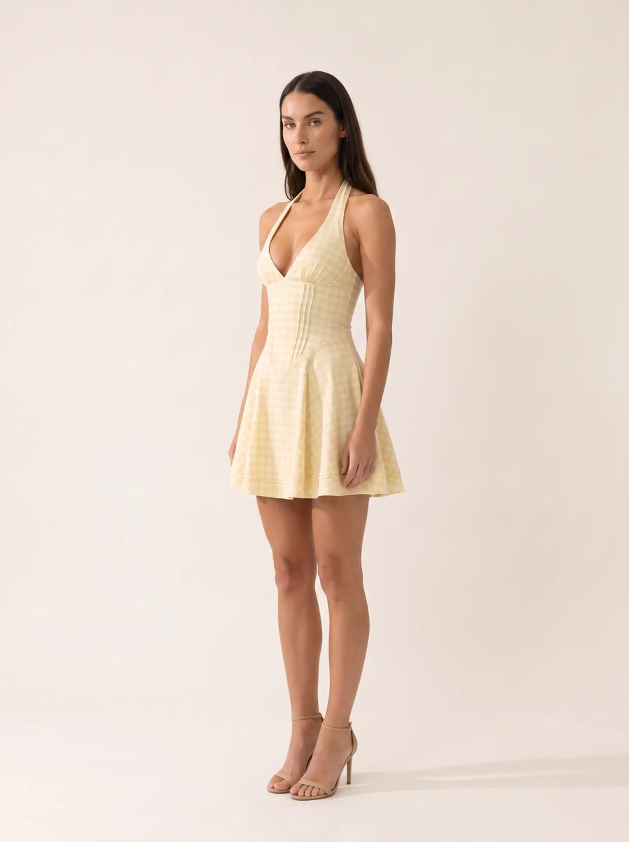 YUNA Lemon Gingham 6