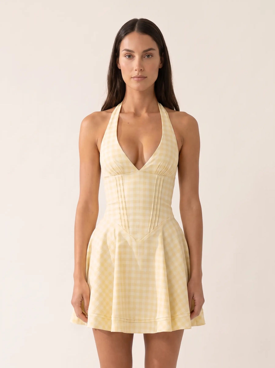 YUNA Lemon Gingham 2